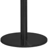 Crowd control stand with top for rope - Black 