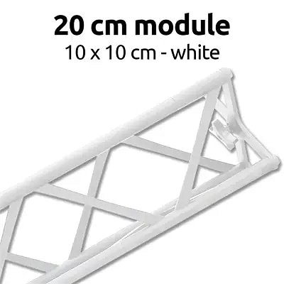 Crown Truss, 10 x 10 modul, hvid, 20 cm