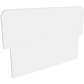 Logoplade til AluLine A2 hvid