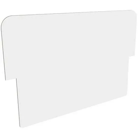 Logoplade til AluLine A1 hvid