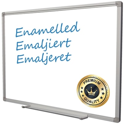 Whiteboard Pro, emaljeret, 120 x 100 cm