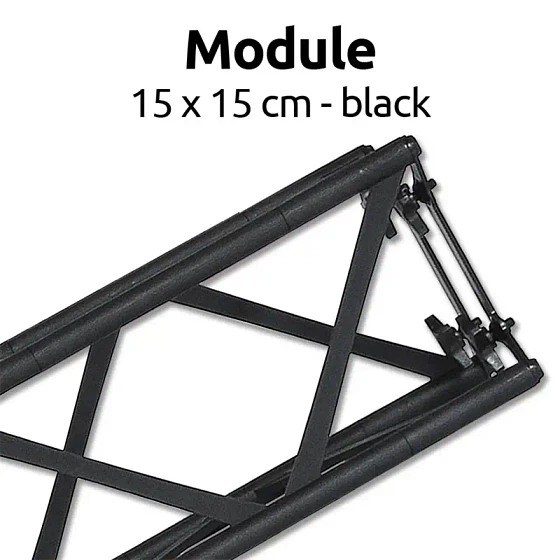 Crown Truss 15 x 15 modul, sort