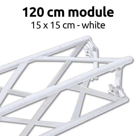 Crown Truss 15 x 15 modul, hvid, 120 cm