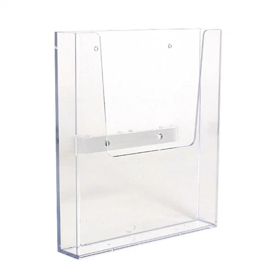 CROWN TRUSS, Brochure dispenser A4 with fitting - White