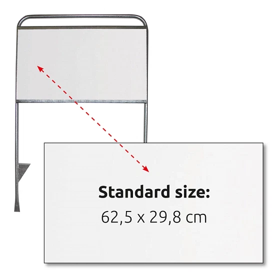 Logoplade 62,5 x 29,8 cm til Estate Sign Standard