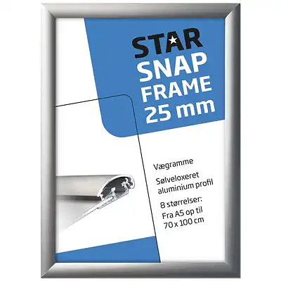 Plakatramme m 25 mm profil