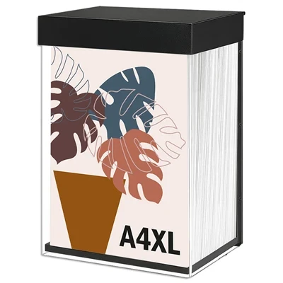 Shieldbox Brochure Holder A4 Dyb, sort
