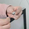 Magneco LED Ramme, sort, dobbeltsidet, A1