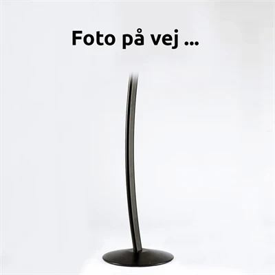 Buet infostander med vendbar tablet-holder, sort