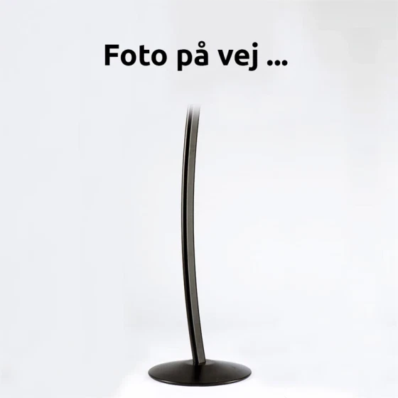 Buet infostander med vendbar tablet-holder, sort