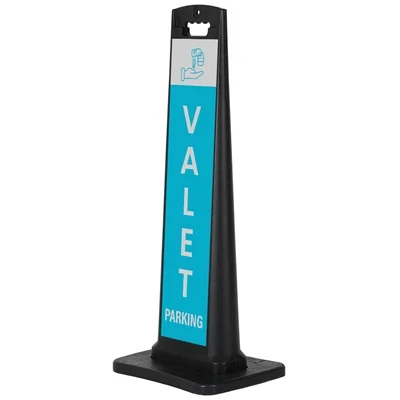 City Sign Plast, sort, dobbeltsidet