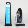 CITYSIGN sort plast stander 44,3 x 113 cm