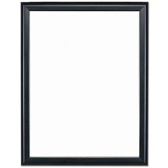 Whiteboard med sort ramme, 40 x 60 cm