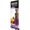 Basic Roll-up, sort, enkeltsidet, inkl. banner og print