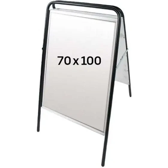 Expo Sign Gadeskilt, 70 x 100 cm, sort