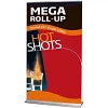 Mega Roll-up enkeltsidet kassette, sølv