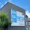 Banner Tube Wall Frame, ramme med vægbeslag, 200 x 200 cm