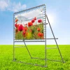 Banner Tube High Stand, fritstående ramme af alurør 0,3 mm / Ø 48 mm - 150 x 100 cm 