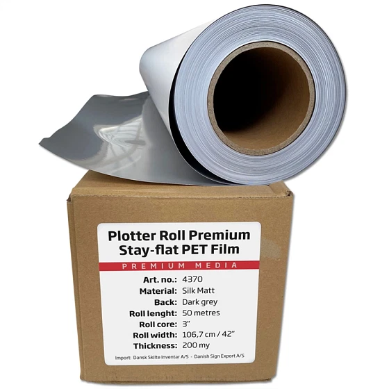 Plotter Roll Premium Stay-flat PET Film