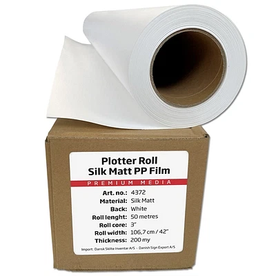 Plotter Roll Silk Matt PP Film