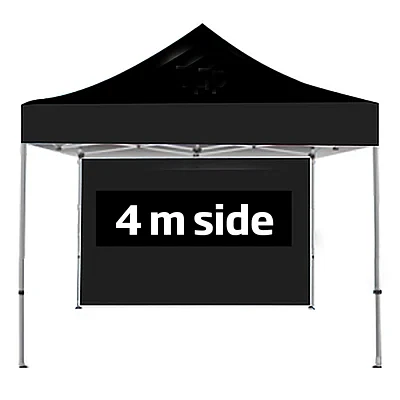 4 m side med lynlås og velcro (til Event Telt Lux 4 x 4 m)