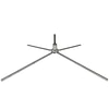 Beachflag, Outdoor Bow Flag, Small inkl. flag og Cross Flag Base