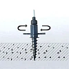 Beachflag, Outdoor Square Flag, Small, inkl. stang, flag og Screw-fod