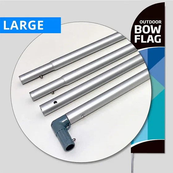 Outdoor Flag, alustang, Medium (uden fod og flag)