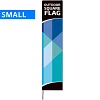 Flag med print til Outdoor Square Flag stangsystem, Small