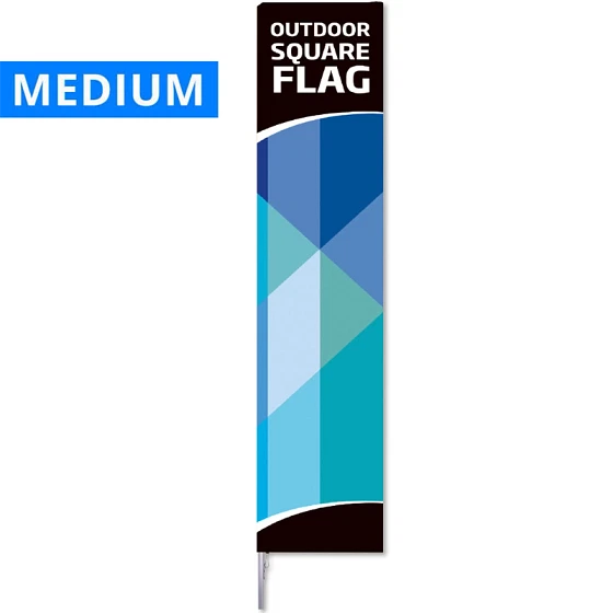 Beachflag, Outdoor Square Flag, Medium