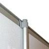 Basic Roll-up, enkeltsidet, alu/sølv, 50 cm, inkl. bannerprint