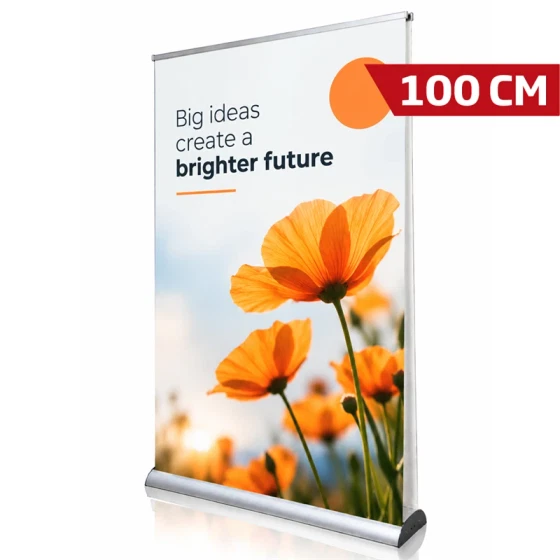 Stylish Roll-up, Dobbelt sidet. 100 cm - alu