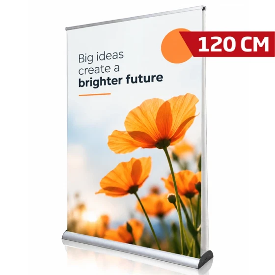 Stylish Roll-up, Dobbelt sidet. 120 cm - alu