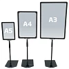 Flex Stander med sort plastramme, A5