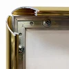 Alu Klapramme, blank guld, 25 mm profil, A1