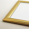 Alu Klapramme, blank guld, 25 mm profil, 70 x 100 cm