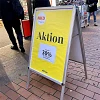 Alu-Line Rondo Gadeskilt, sølv, A2