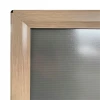 Stilfuldt Wind-Pro Waterbase Gadeskilt i Grå/Light Wood - A1 Størrelse