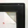 Sort Infobox Magnetisk med lås - 6xA4 - sort
