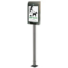 Pole Stand, 115 cm, mørkegrå, til dispensere