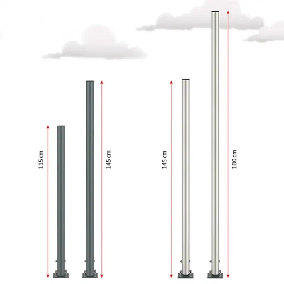 Pole Stand, Ø 5 cm, til dispensere