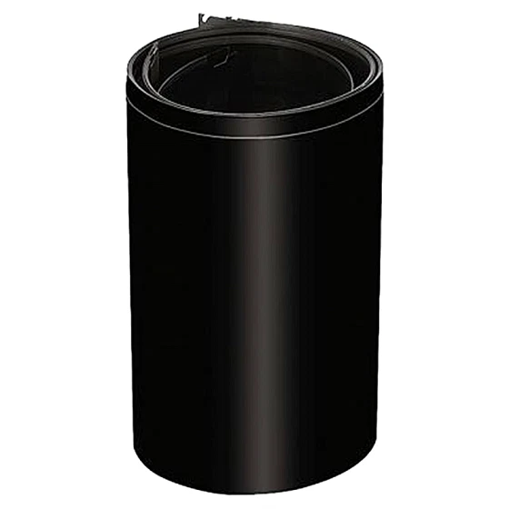 Sort PVC panelsæt til enkeltsidet Pop-up Wall, Straight, 3 sektioner