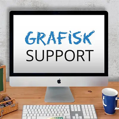 Grafisk support til layout og opsætning