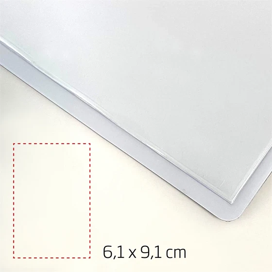 Magnetlomme, 6,1 x 9,1 cm, vertikal